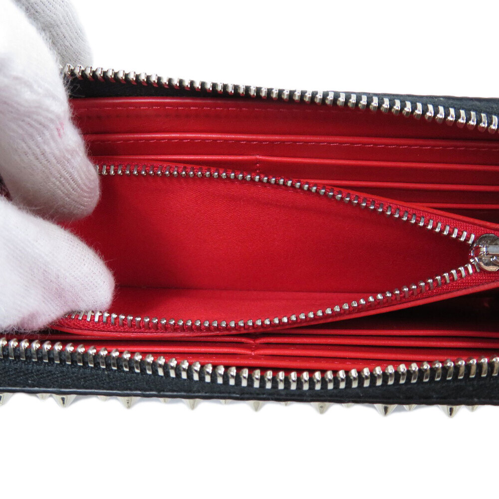 Christian Louboutin Spike Motif Long Wallet Calfskin - Picture 5 of 6